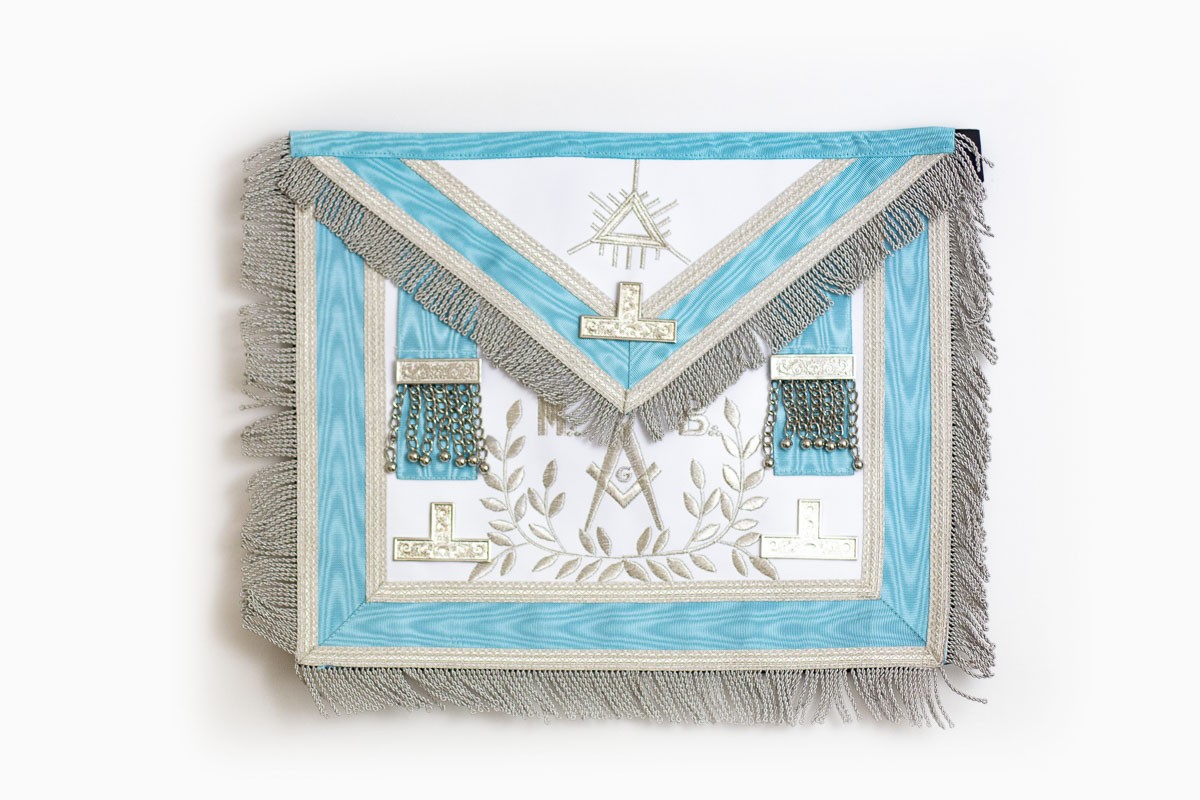 Masonic Apron WMsilver