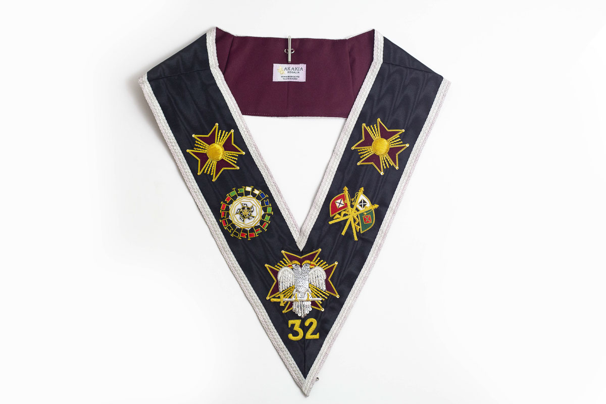 Masonic Collar 32nd Degree