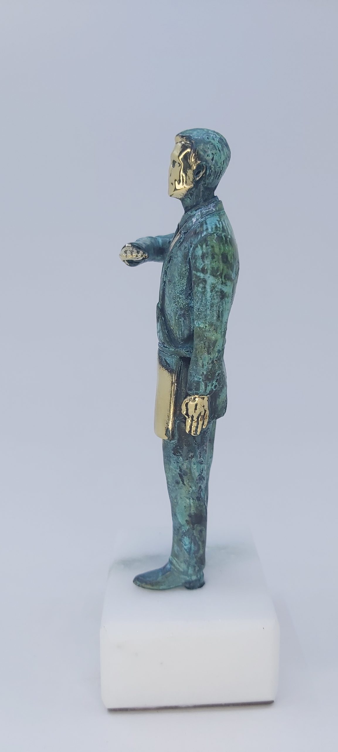 A degree masonic rusted bronze statue3 A degree masonic rusted bronze statue3