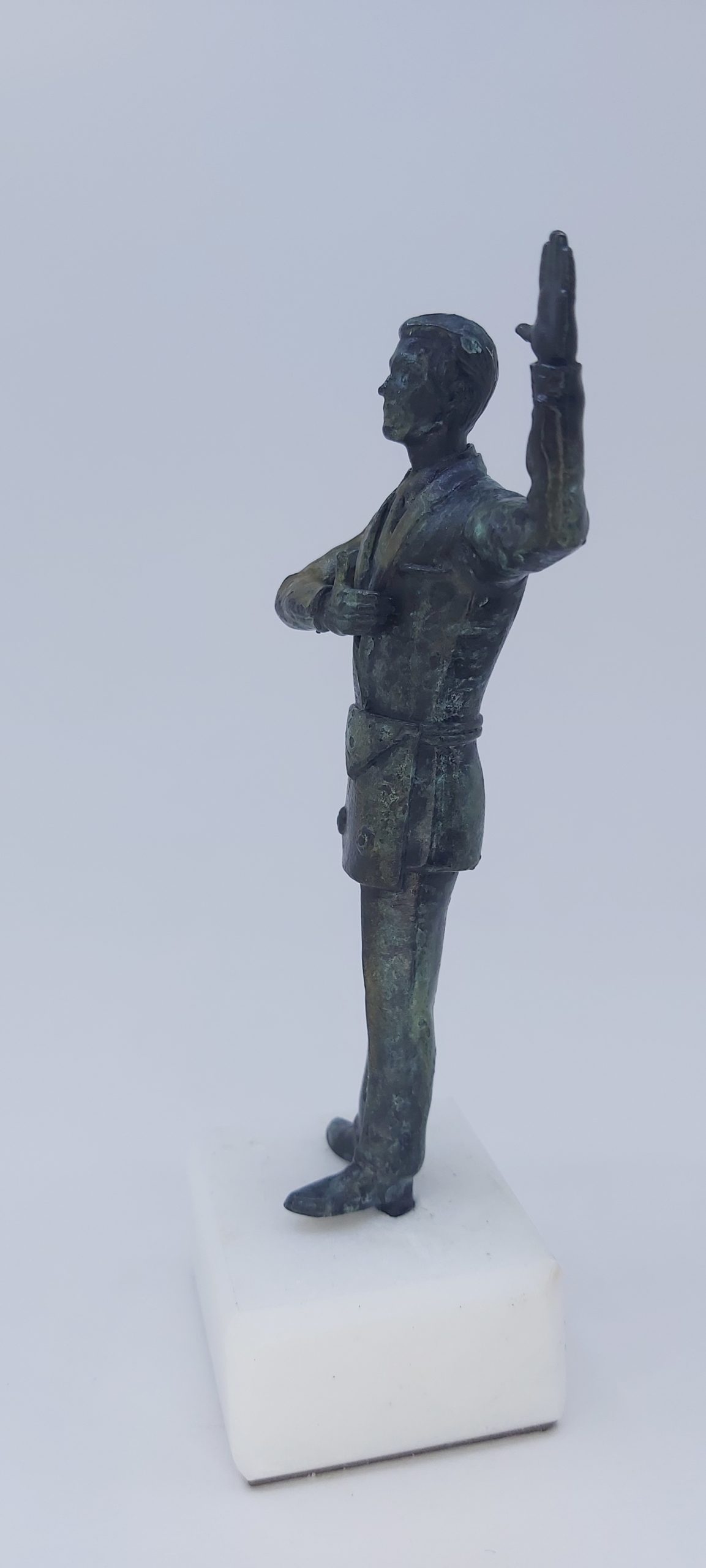 B degree masonic old rusted bronze statue3 B degree masonic old rusted bronze statue3