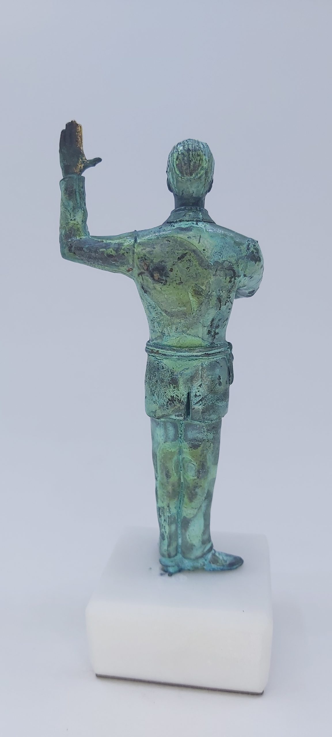 B degree masonic rusted bronze statue2 B degree masonic rusted bronze statue2